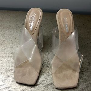 FASHION NOVA WEDGE SANDALS 6.5